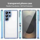 For Samsung Galaxy S25 Ultra 5G PC Hybrid TPU Airbag Shockproof Phone Case(Transparent Blue) - 2