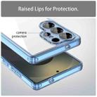For Samsung Galaxy S25 Ultra 5G PC Hybrid TPU Airbag Shockproof Phone Case(Transparent Blue) - 3