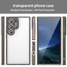 For Samsung Galaxy S24 Ultra 5G PC Hybrid TPU Airbag Shockproof Phone Case(Transparent Black) - 2