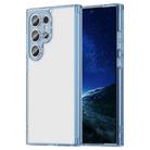 For Samsung Galaxy S24 Ultra 5G PC Hybrid TPU Airbag Shockproof Phone Case(Transparent Blue) - 1