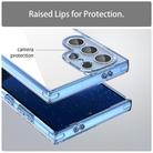 For Samsung Galaxy S24 Ultra 5G PC Hybrid TPU Airbag Shockproof Phone Case(Transparent Blue) - 3