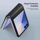 For Samsung Galaxy Z Flip7 5G DUX DUCIS Bril Series PU + TPU Phone Case(Black) - 2