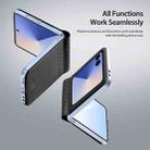 For Samsung Galaxy Z Flip7 5G DUX DUCIS Bril Series PU + TPU Phone Case(Black) - 3