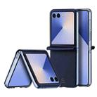 For Samsung Galaxy Z Flip7 5G DUX DUCIS Bril Series PU + TPU Phone Case(Blue) - 1