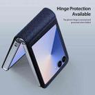 For Samsung Galaxy Z Flip7 5G DUX DUCIS Bril Series PU + TPU Phone Case(Blue) - 2