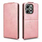 For itel A90 Magnetic Vertical Flip Leather Phone Case with Buckle(Rose Gold) - 2