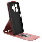 For itel A90 Magnetic Vertical Flip Leather Phone Case with Buckle(Rose Gold) - 3