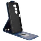 For itel City 100 Magnetic Vertical Flip Leather Phone Case with Buckle(Blue) - 3
