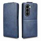 For itel A95 5G Magnetic Vertical Flip Leather Phone Case with Buckle(Blue) - 2
