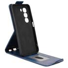 For itel A95 5G Magnetic Vertical Flip Leather Phone Case with Buckle(Blue) - 3