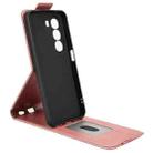 For itel A95 5G Magnetic Vertical Flip Leather Phone Case with Buckle(Rose Gold) - 3
