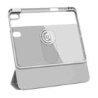 For iPad Air 11 2025 / 2024 WIWU 360 Rotation Magnetic Leather Tablet Case(Grey) - 2