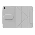 For iPad Air 11 2025 / 2024 WIWU 360 Rotation Magnetic Leather Tablet Case(Grey) - 3