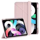For iPad Air 11 2025 / 2024 WIWU 360 Rotation Magnetic Leather Tablet Case(Pink) - 1