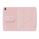 For iPad Air 11 2025 / 2024 WIWU 360 Rotation Magnetic Leather Tablet Case(Pink) - 3