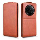For OPPO Find N5 Magnetic Vertical Flip Leather Phone Case with Buckle(Brown) - 2