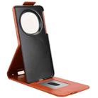 For OPPO Find N5 Magnetic Vertical Flip Leather Phone Case with Buckle(Brown) - 3