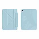 For iPad Air 11 2025 / 2024 WIWU Smart Magnetic Double-sided Clip Leather Tablet Case(Blue) - 1