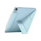 For iPad Air 11 2025 / 2024 WIWU Smart Magnetic Double-sided Clip Leather Tablet Case(Blue) - 2