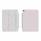 For iPad Air 11 2025 / 2024 WIWU Smart Magnetic Double-sided Clip Leather Tablet Case(Grey) - 1