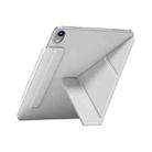 For iPad Air 11 2025 / 2024 WIWU Smart Magnetic Double-sided Clip Leather Tablet Case(Grey) - 2