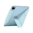 For iPad Air 13 2025 / 2024 / Pro 12.9 WIWU Smart Magnetic Double-sided Clip Leather Tablet Case(Blue) - 2