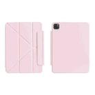 For iPad Air 13 2025 / 2024 / Pro 12.9 WIWU Smart Magnetic Double-sided Clip Leather Tablet Case(Pink) - 1