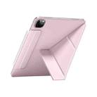 For iPad Air 13 2025 / 2024 / Pro 12.9 WIWU Smart Magnetic Double-sided Clip Leather Tablet Case(Pink) - 2