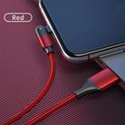FXCL-WY09 2.4A USB to 8 Pin 180 Degree Rotating Elbow Charging Cable, Length:1.2m(Red) - 9