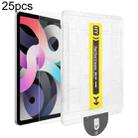 For iPad Air 10.9 / iPad Pro 11 25pcs Dust-Free Easy Install HD Tempered Glass Film - 1