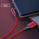 FXCM-WYA09 2.4A USB to Micro USB 180 Degree Rotating Elbow Charging Cable, Length:2m(Red) - 8