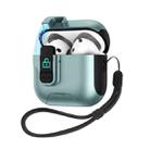 For AirPods 4 Automatic Pop-up Cover Holder Earphone Case with Switch Lock(Green) - 1