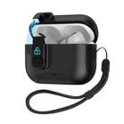 For AirPods Pro 2 Automatic Pop-up Cover Holder Earphone Case with Switch Lock(Black) - 1