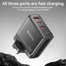 Yesido YC95 PD100W 2 USB-C , USB-A Three Ports GaN Fast Charger, Plug:UK Plug(Black) - 2