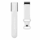 For WHOOP 4.0 Butterfly Buckle Silicone Watch Band(White) - 3