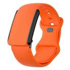For WHOOP 4.0 Butterfly Buckle Silicone Watch Band(Orange) - 1