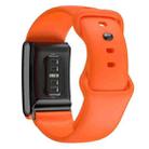 For WHOOP 4.0 Butterfly Buckle Silicone Watch Band(Orange) - 2