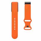For WHOOP 4.0 Butterfly Buckle Silicone Watch Band(Orange) - 3