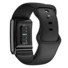 For WHOOP 4.0 Butterfly Buckle Silicone Watch Band(Black) - 2