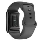 For WHOOP 4.0 Butterfly Buckle Silicone Watch Band(Dark Grey) - 2