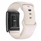 For WHOOP 4.0 Butterfly Buckle Silicone Watch Band(Starlight) - 2