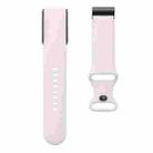 For WHOOP 4.0 Butterfly Buckle Silicone Watch Band(Starlight) - 3