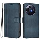 For TCL 50 Nxtpaper /  50 Pro NxtPaper Line Splicing Buckle Retro Leather Phone Case(Dark Blue) - 2