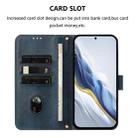 For OnePlus Nord N30 SE Line Splicing Buckle Retro Leather Phone Case(Dark Blue) - 3