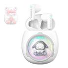 ONIKUMA T302 RGB Cute Unique Doll BT 5.4 Wireless Earphones(White) - 1