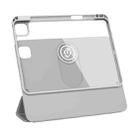 For iPad Air 13 2025 / 2024 / Pro 12.9 WIWU 360 Rotation Magnetic Leather Tablet Case(Grey) - 2
