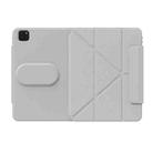For iPad Air 13 2025 / 2024 / Pro 12.9 WIWU 360 Rotation Magnetic Leather Tablet Case(Grey) - 3