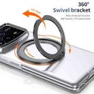 For Xiaomi Mix Fold 4 Integrated Ice-feel High-transparency 360-Degree Rotating Stand MagSafe Folding Phone Case(Black) - 2