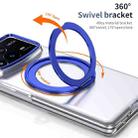 For Xiaomi Mix Fold 4 Integrated Ice-feel High-transparency 360-Degree Rotating Stand MagSafe Folding Phone Case(Blue) - 2