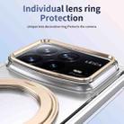 For Xiaomi Mix Fold 4 Integrated Ice-feel High-transparency 360-Degree Rotating Stand MagSafe Folding Phone Case(Desert Gold) - 3